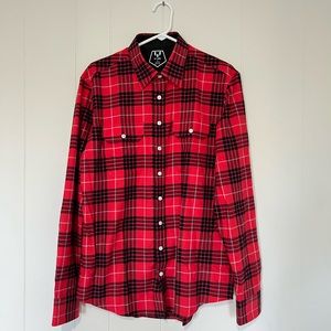 Messi Signature Two Pocket Plaid Shirt